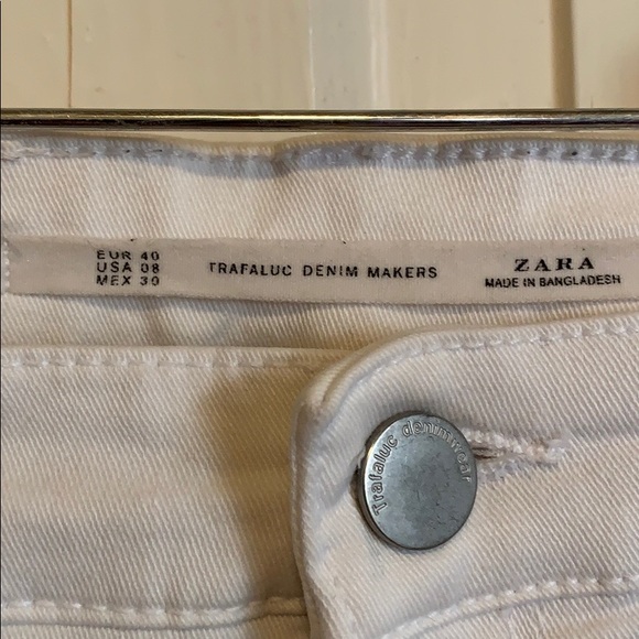White Zara denim (size 08) - Picture 3 of 5